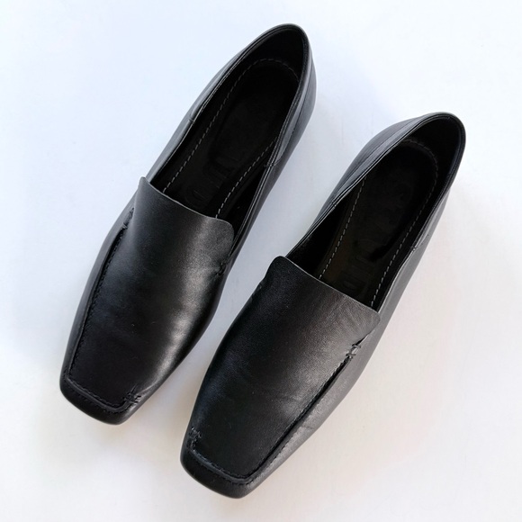 STAUD Becks Leather Loafers in Black 37.5 - Picture 2 of 16